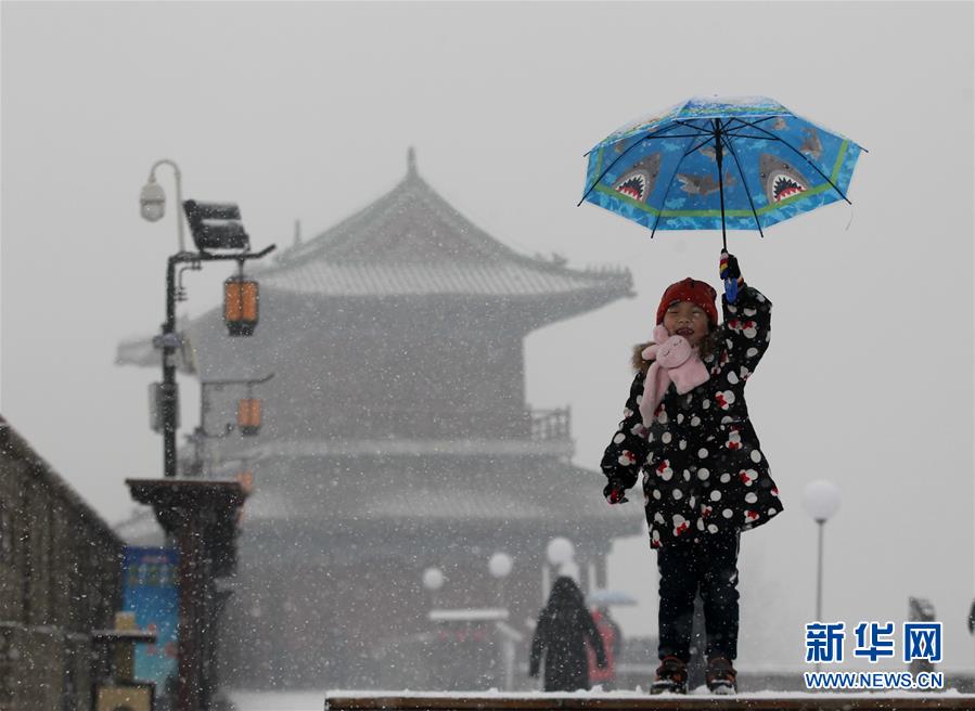 #(環境)(2)河北石家莊:正定古城賞雪