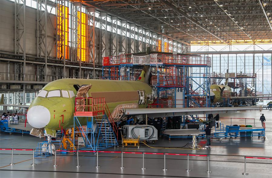 (經濟)(3)ARJ21飛機生產線復工復產