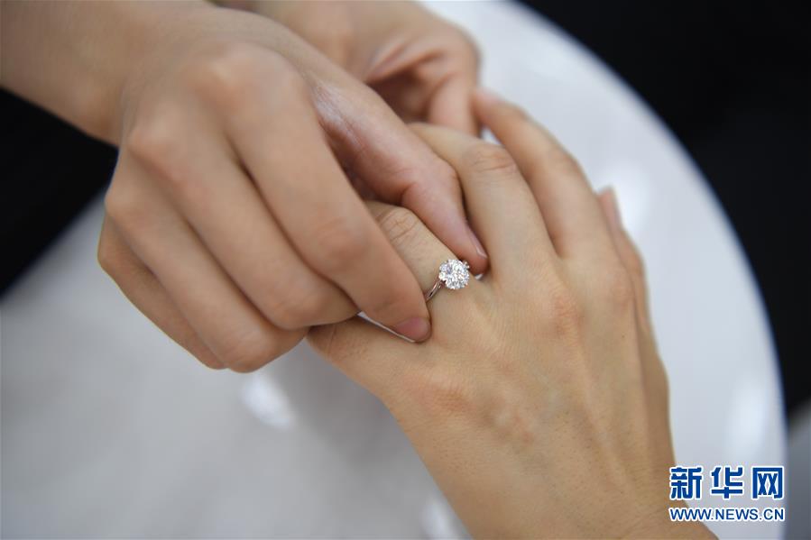 (社會)(5)長沙:婚博會上選購“甜蜜”