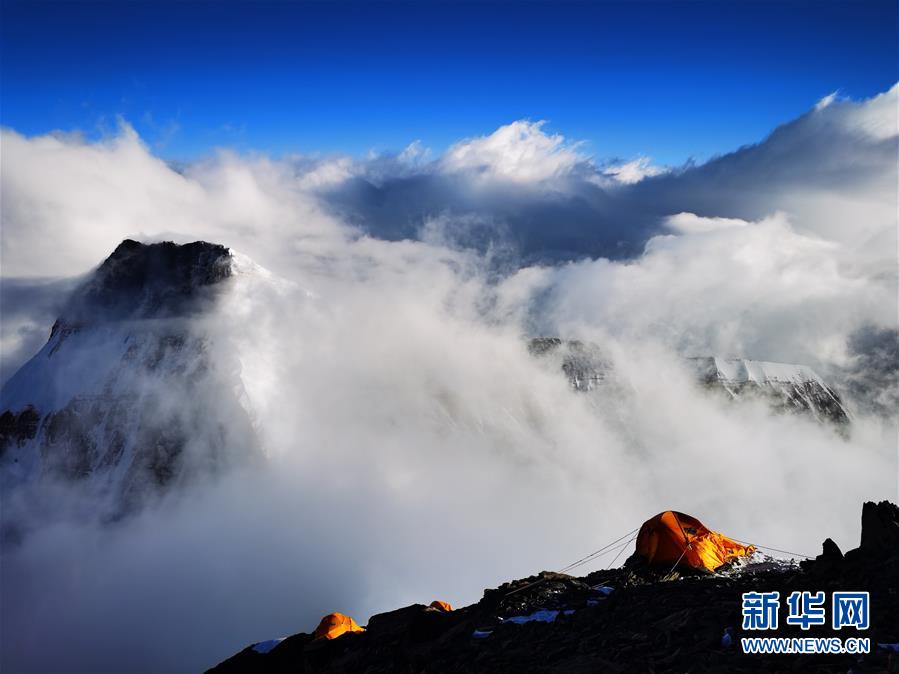 (2020珠峰高程測量)(3)珠峰海拔7790米的二號營地