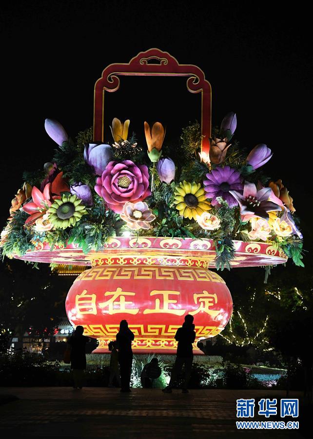 #(新華視界)(2)河北正定:古城夜色美