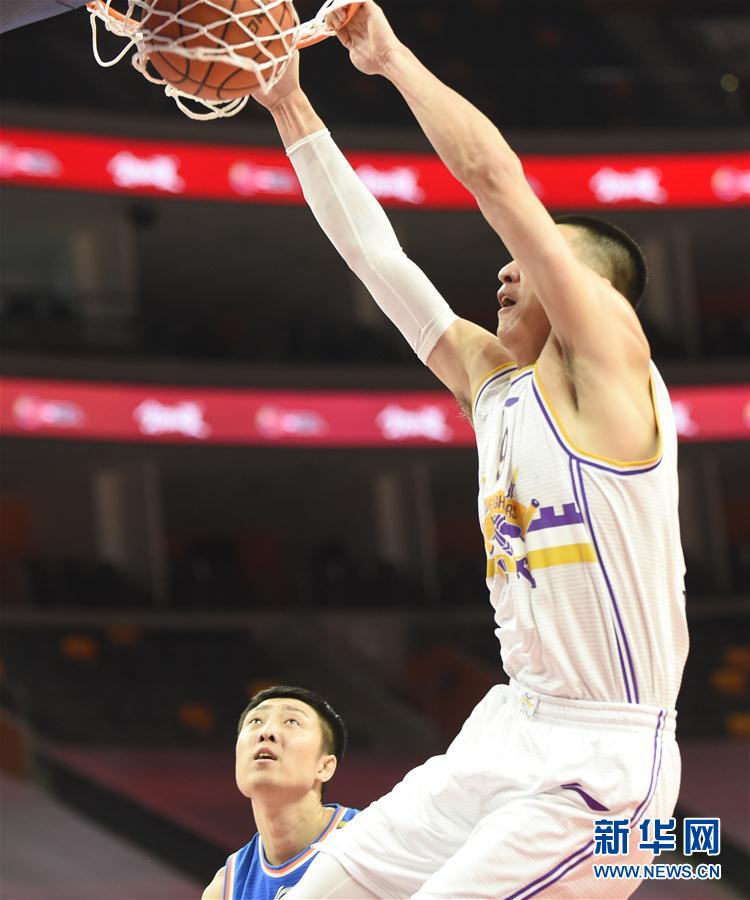 （體育）（14）籃球——CBA復賽第一階段：北京控股勝四川五糧金樽