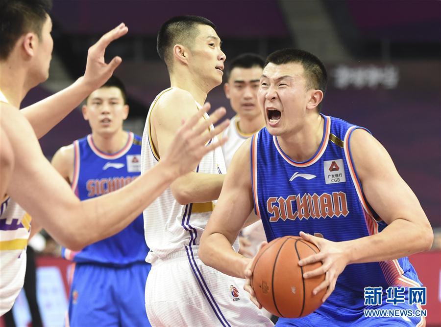 （體育）（9）籃球——CBA復賽第一階段：北京控股勝四川五糧金樽
